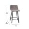 Flash Furniture 24" Gray LeatherSoft Counter Stools, PK 2 CH-212069-24-GY-GG - alternate 7